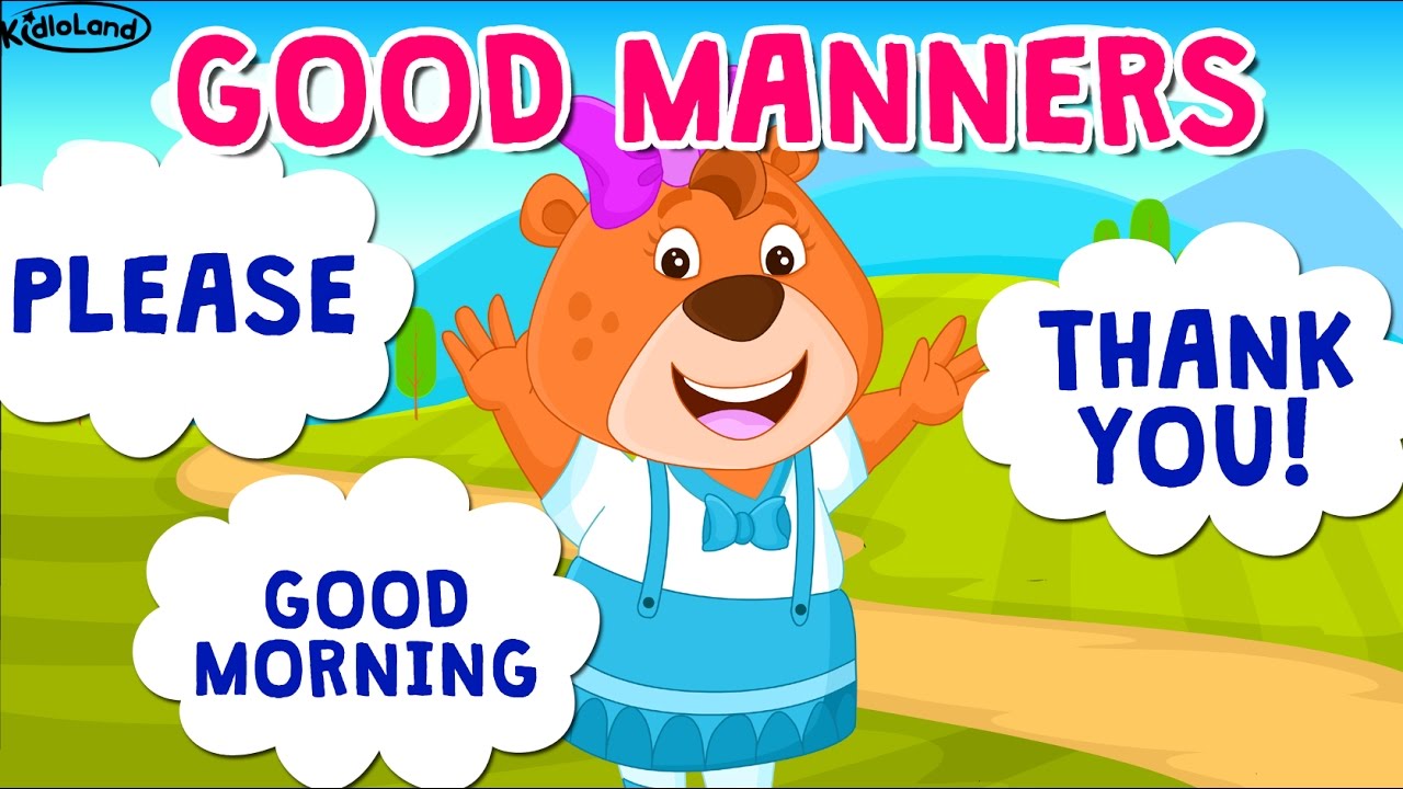 Learning Good Habits For Kids | Good Manners With KidloLand | Stories ...