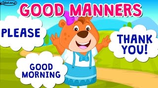 Learning good habits for kids | Good manners with KidloLand | Stories for kids