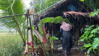 Tak Di Sangka., Seenak Ini, Hujan Deras Mengguyur Kampung Yang Indah, Suasana Pedesaan Jawa Barat