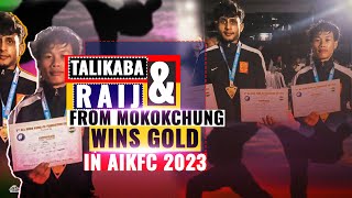 2 YOUTHS FROM MOKOKCHUNG WINS GOLD AT ALL INDIA KUNG-FU FEDERATION CUP 2023