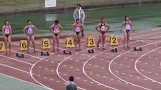 第66回大阪学生陸上競技対校選手権大会　女子 100ｍ 決勝