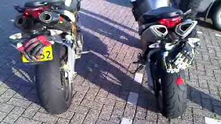 Aprilia Shiver Orginal Exhaust vs. Akrapovic