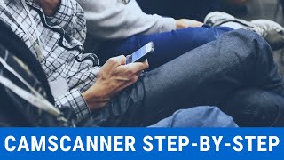 How to create and share a PDF through Camscanner