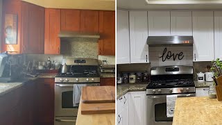 Ep-96 DIY Kitchen makeover under $200 부엌 캐비닛을 $200 도 안들게  새롭게 만들었어요