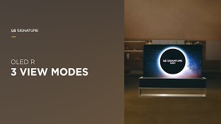 3 View Modes – LG SIGNATURE OLED R