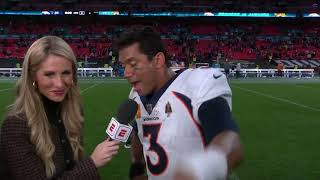 Russell Wilson drops another Broncos Country let's ride after win