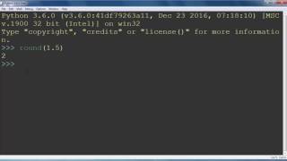 How to Round the Floating Point Number to the nearest integer in Python programming language