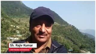 CEC Shri Rajiv Kumar Treks For 18kms To Reach Inaccessible Polling Station #NoVoterTobeLeftBehind