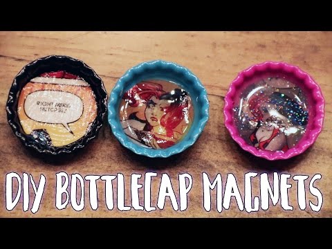 HOW TO: Bottle Cap Magnets | DIY HOW TO: Bottle Cap Magnets | DIY