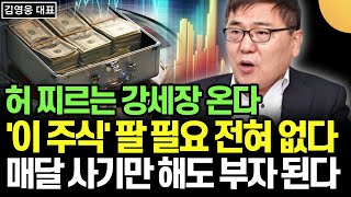 허 찌르는 강세장 온다. '이 주식' 팔 필요 전혀 없다. 매달 사기만 해도 부자 된다 (김영웅 대표 / 1부)