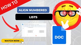 How to Align Numbered Lists in Google Docs