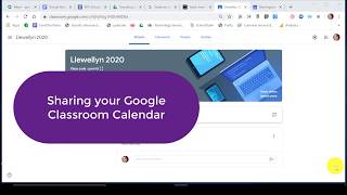 Using and Sharing Your Google Classroom Calendar with Parents