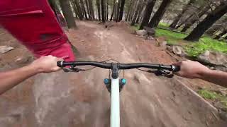 Shreddy laps with a broken derailleur