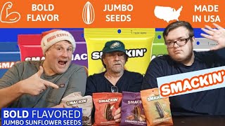 We grade Smackin sunflower seeds!! What flavor is the BOLDEST 😳