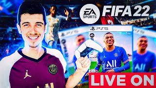 LIVE DE FIFA 22 PS5 - Gameplay fifa22 ao vivo