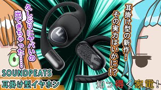 久しぶりにヤバいワイヤレスイヤホン来た。　耳掛け型兄弟機を聴き比べたら……【SOUNDPEATS Breezy VS GoFree2】【知っ得くレビュー#10】