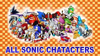 Sonic Characters (All) | Names in description