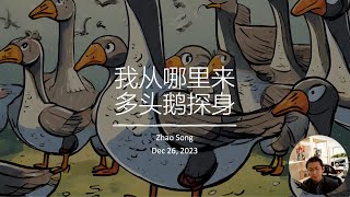 我从哪里来，多头鹅探身