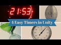 4 Easy ways to create Timers in Unity - in 2 minutes