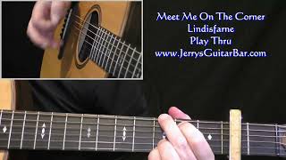 Lindisfarne Meet Me On The Corner | Acoustic Guitar Play Thru