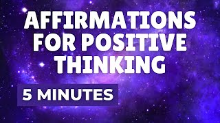 5 Min Affirmations for Positive Thinking | Short Morning Meditation