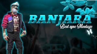 BANJAR || free fire best sync montage free fire montage hindi sad song 😢 😰so long free fire montage