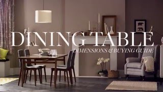 M&S Home: Dining Table Dimensions & Buying Guide