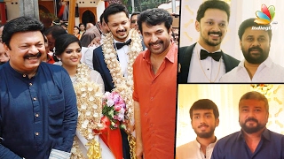 Mammootty and Dileep attend the wedding of Laalu Alex's son | Kalidas Jayaram