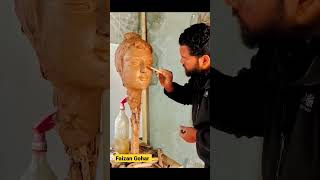 Making a Gandhara Art #gandhara #civilization #art #fiberglass #sculpture #trending #viral