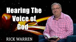 Hearing The Voice of God with Rick Warren