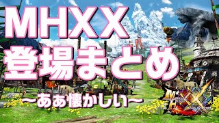 【MHXX】Monster’s Appearance / 登場MOVIEまとめ【MHRISE の前に】MAD