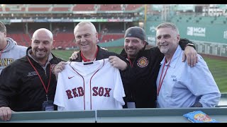 IBEW President Lonnie Stephenson Throws First Pitch at Fenway Park