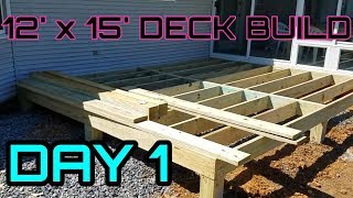 12' x 15' Deck Build