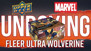 Unboxing -  Fleer Ultra Wolverine - Live Stream