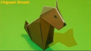 How to make a dog out of paper. Origami #dog Origami dog