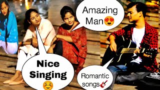 Singing In Front of Cute Girls & Public | Reaction Video | Impressing Cute Girls | Naveenmusic