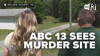 Nelson County Sheriff's Office takes ABC 13 to see where a Shipman man was found murdered