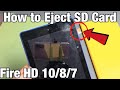 Fire HD 7/8/10 Tablet: How to Eject SD Card