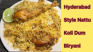 Nattu Kozhi Chicken Dum Biryani || Chicken Biryani Restaurant Style in Tamil || Easy Chicken Biryani