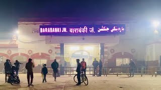 Night view of BARABANKI Railway Station in Uttar Pradesh