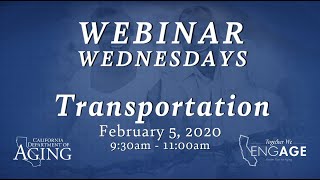 Webinar Wednesdays Transportation