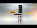 HOLA - Valencia Smart Door Lock with fingerprint scanning, RFID, PIN, Manual key