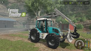 Farming Simulator 25 Hutan Pantai Erdészet (Forestry) Pfanzelt PM Trac III 2385 Vonulás #01