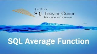 Sql Training Online - Sql Average Function 2019