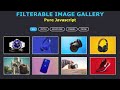 Responsive Filterable Image Gallery using HTML, CSS & Javascript | Filterable Image Gallery