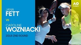 Jana Fett v Caroline Wozniacki - Australian Open 2018 2R | AO Classics