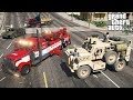 GTA 5 Real Life Mod #223 Ace Towing Heavy Wrecker Rotator Flying The Flag In The Veterans Day Parade