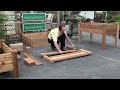 how to build a simple elevated garden bed with louis damm