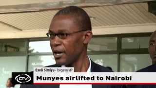Munyes airlifted to Nairobi after accidental shooting [News bulletin]
