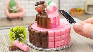 Making and Decorating Mini Cake 🍓🍰 Awesome Mini Cake 🤩 Mini Kitchen